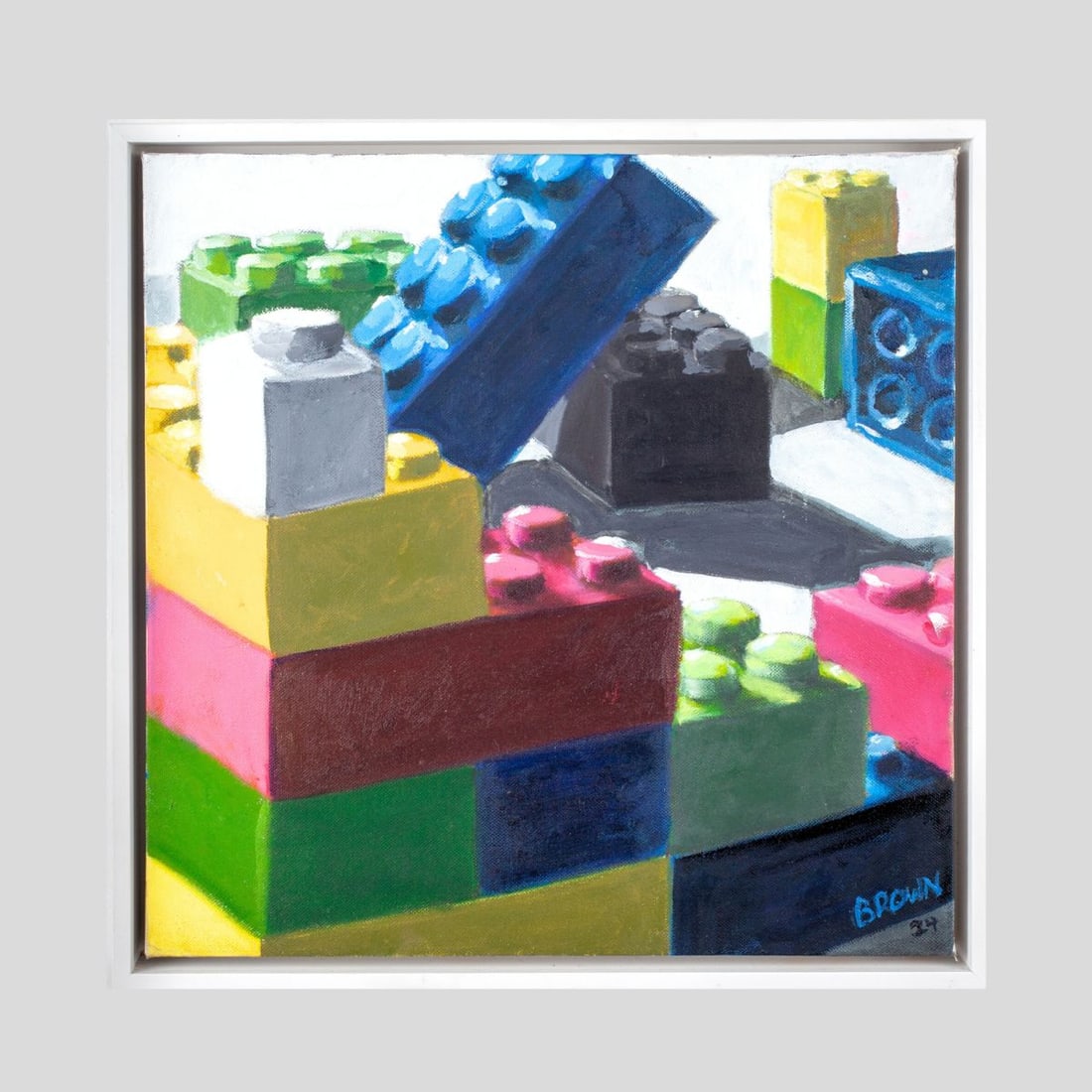Bill Brown (WA) Oil on Canvas "LEGO" (1 of 4)