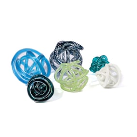 Collection Studio Art Glass Knot Sculptures