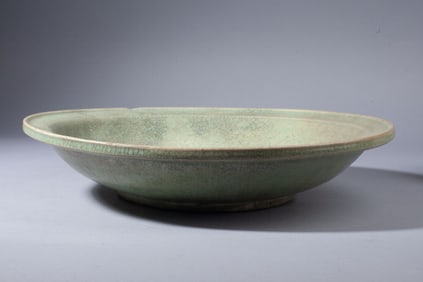 Sawankhalok / Ming Incised Celadon Charger 14.5"