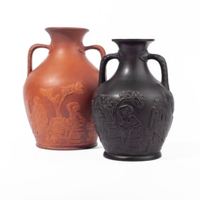 2 Stoneware Portland Vases / Ferdinand Gerbing