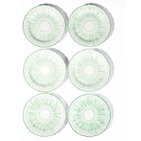 Wedgwood Creamware Sunflower Plates