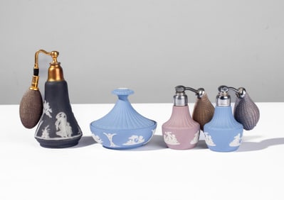 Wedgwood Jasperware Perfume Atomizers & Box