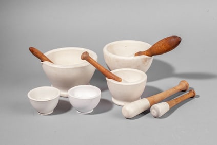 Antique Wedgwood Apothecary Mortars & Pestels