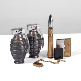 Collection Vintage Novelty Lighters / Trench Art