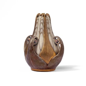 Paul Dachsel Art Nouveau Vase for Turn Teplitz