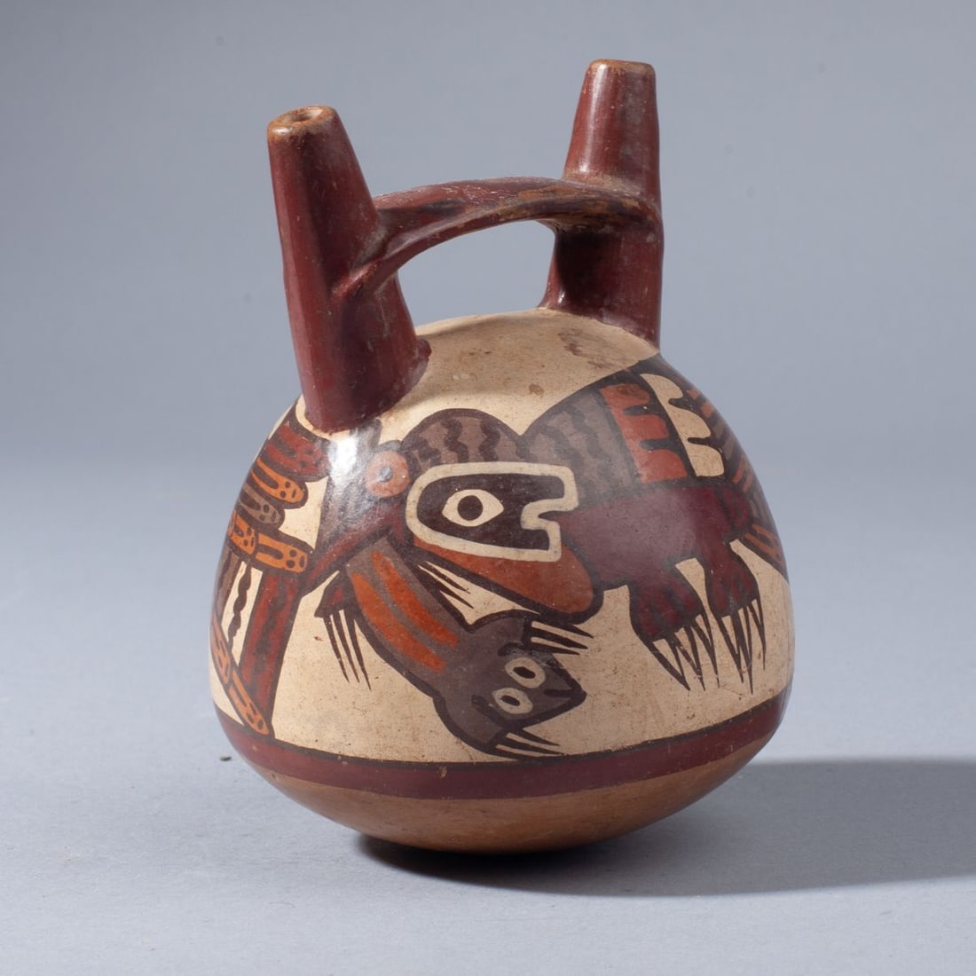 Pre-Columbian Nazca Stirrup Vessel (1 of 4)