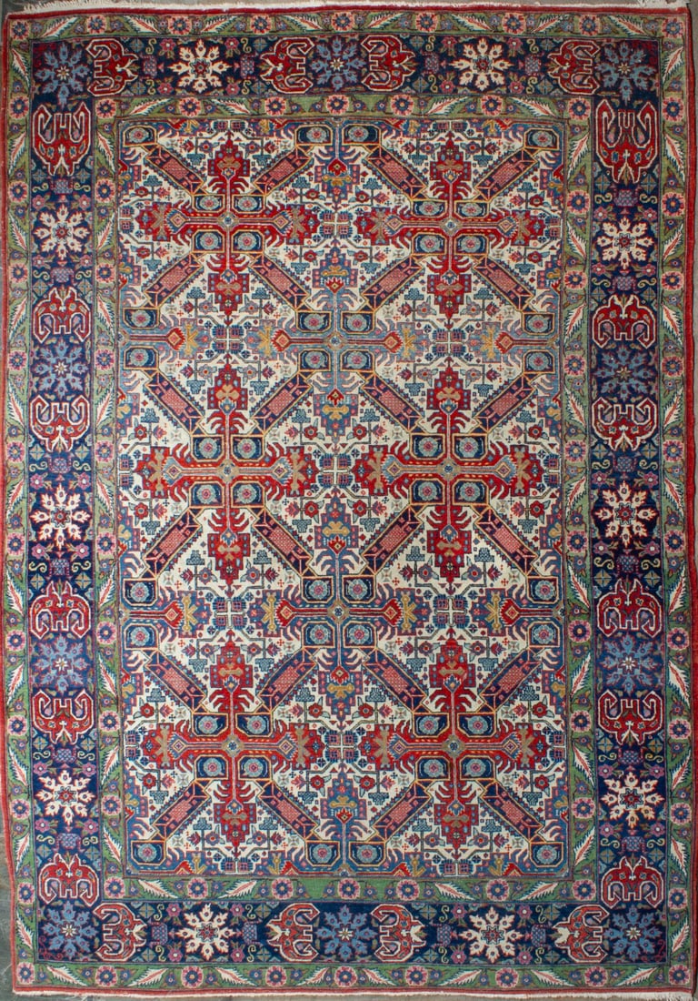 Antique Persian Malayer Hand Knotted Rug