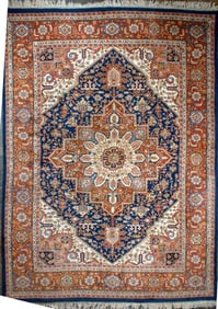 Persian Tabriz Style Hand Knotted Rug