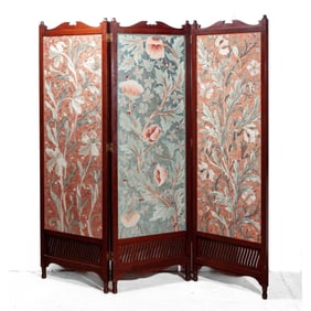 JH Dearle / Morris & Co Embroidered Panel Screen