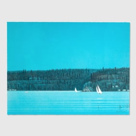 Russell Chatham "Champagne Point" Lithograph