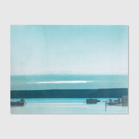 Russell Chatham "Harbor at Evening" Lithograph