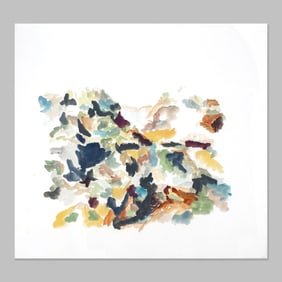 Anne Chu "Wooded Ridge" LARGE Watercolor