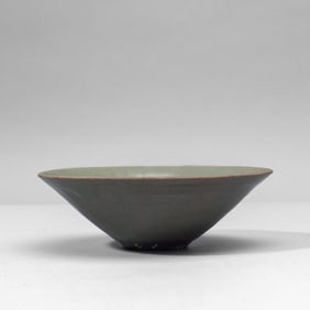 Chinese Northern Song Celadon Conical Bowl