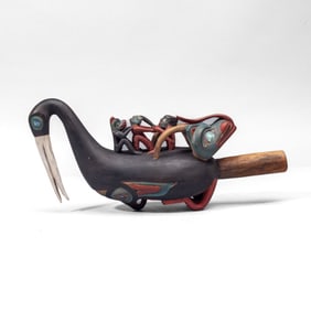 Tlingit Oyster Catcher Rattle