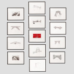 Chris Burden "Master Builder" 13-Piece Portfolio