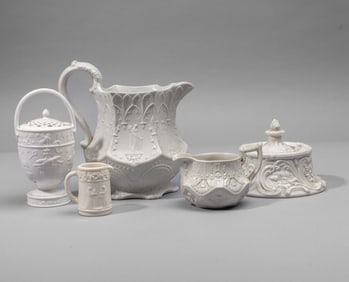 Wedgwood Queensware Pitcher / Creamers / Inkwell