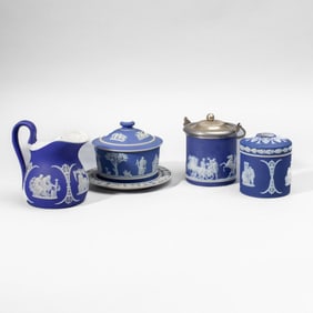 Wedgwood Blue Jasperware Kitchen Articles