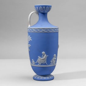 Wedgwood Pale Blue Lady Templetown Bottle Vase
