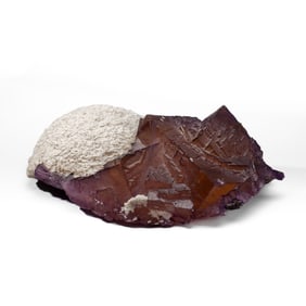 Large Fluorite and Barite Crystal Specimen