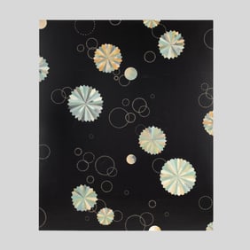 Leo Bersamina "Star Bursts II" Mixed Media