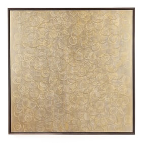 Laura Dufort "Silver Buddha Field 2" LARGE