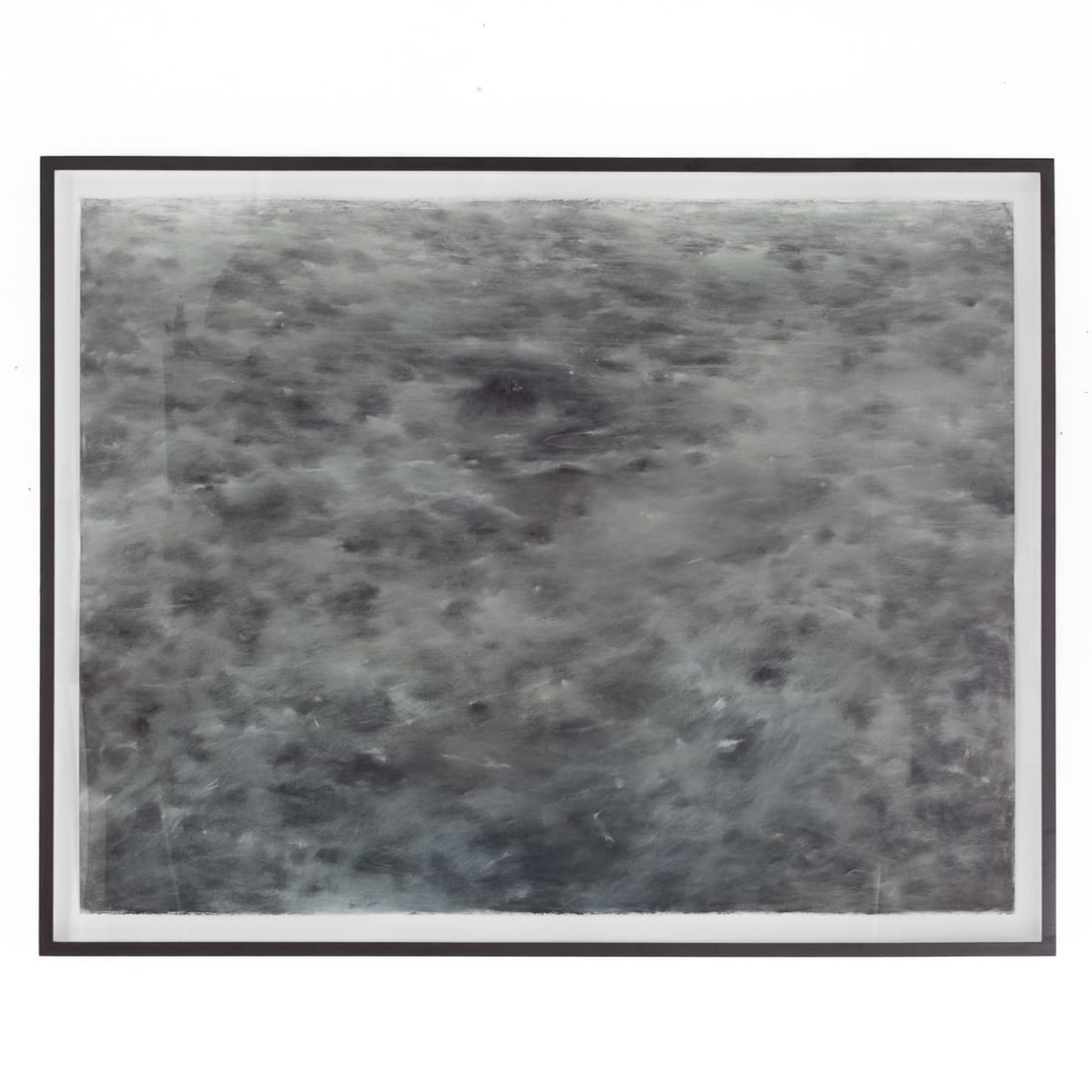 Joan Perlman "Smolder" LARGE Graphite: Joan Perlman (California) "Smolder" LARGE Graphite and Pastel on Paper, 1999. Traywick Gallery (berkeley, CA) label on verso. Artwork measures 38x50" and is professionally framed in dark stained wood