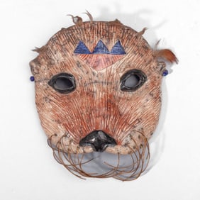 Lillian Pitt (WA) Ceramic Sea Otter Mask