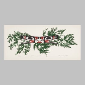 Cathy Schick "Soul Catcher and Cedar" Serigraph