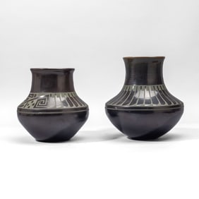 2 Erik Fender (Than Tside'h) San Ildefonso Pots