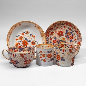 Wedgwood Imari Pattern Teacups & Saucers