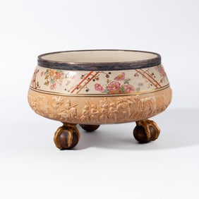 Wedgwood Creamware Japonisme Centerpiece Bowl