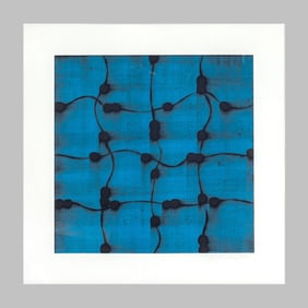 Mark Francis "Untitled (Blue)" Monotype, 1999