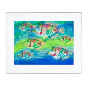 Lelia Tangonan "Humu" Monoprint, 1990