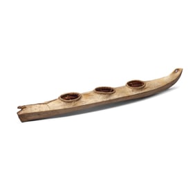 Model Inuit Sealskin Triple Cockpit Kayak