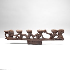 Indonesian Asmat People's Style Wood Sculpture
