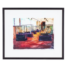 Brian Kipping "Room of Ships" Monotype