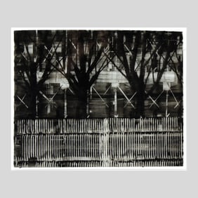 Canan Tolon "Untitled (96.10)" Oil on Mylar