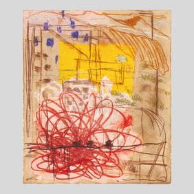 Lucas Reiner "LRRT 98 5" Oil & Pastel on Paper
