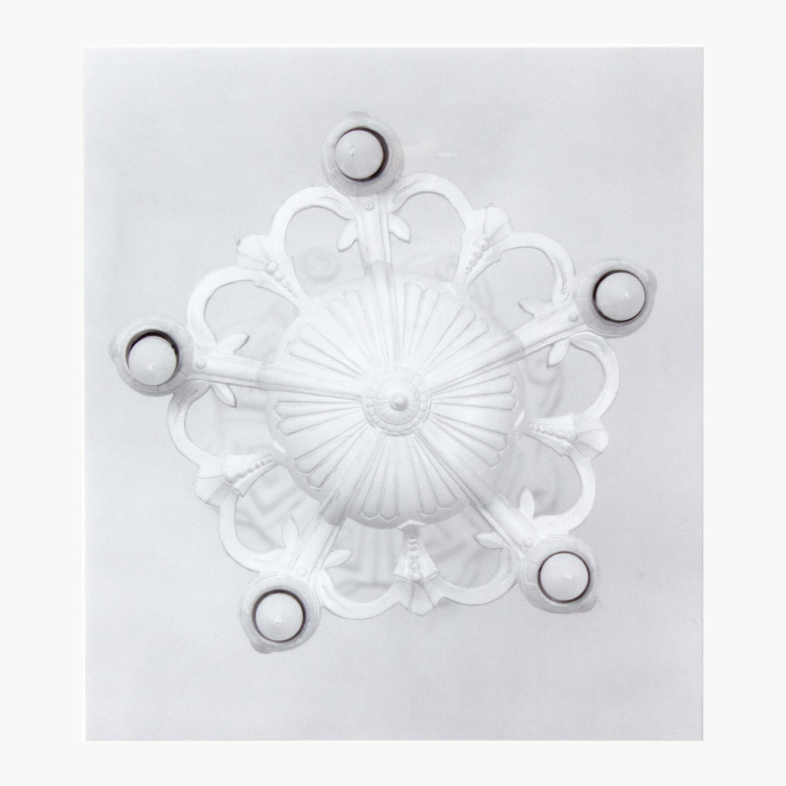 Gay Outlaw "Light Fixture (Cheri)" Photograph: Gay Outlaw (b.1959 California) "Light Fixture (Cheri)" Gelatin Silver Photograph, 1992. Edition 3/3. Image measures 19.5x17.5", matted and framed in black wood frame with overall size 25.5x23". Some s