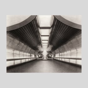 Tillman Crane Tunnel to the Trains Platinum Print