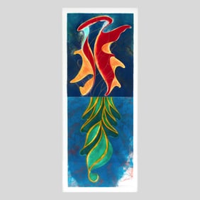 Steven Sorman "Each Way"  Mixed Media Print