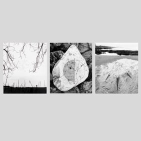 Laurent Millet 3-Piece "Abbadia" Silver Prints