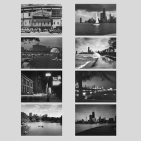 John Hendry 8-Piece "Chicago Views" Photographs