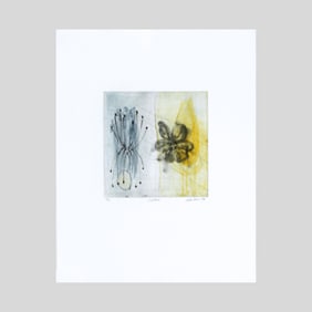 Anna Kunz "Sputnik"" Color Etching