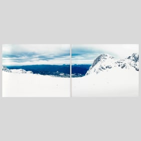 Walter Niedermayr "Dachstein II" Diptych Photo