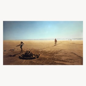 Jill Sabella "Castle" Hand Colored Photograph