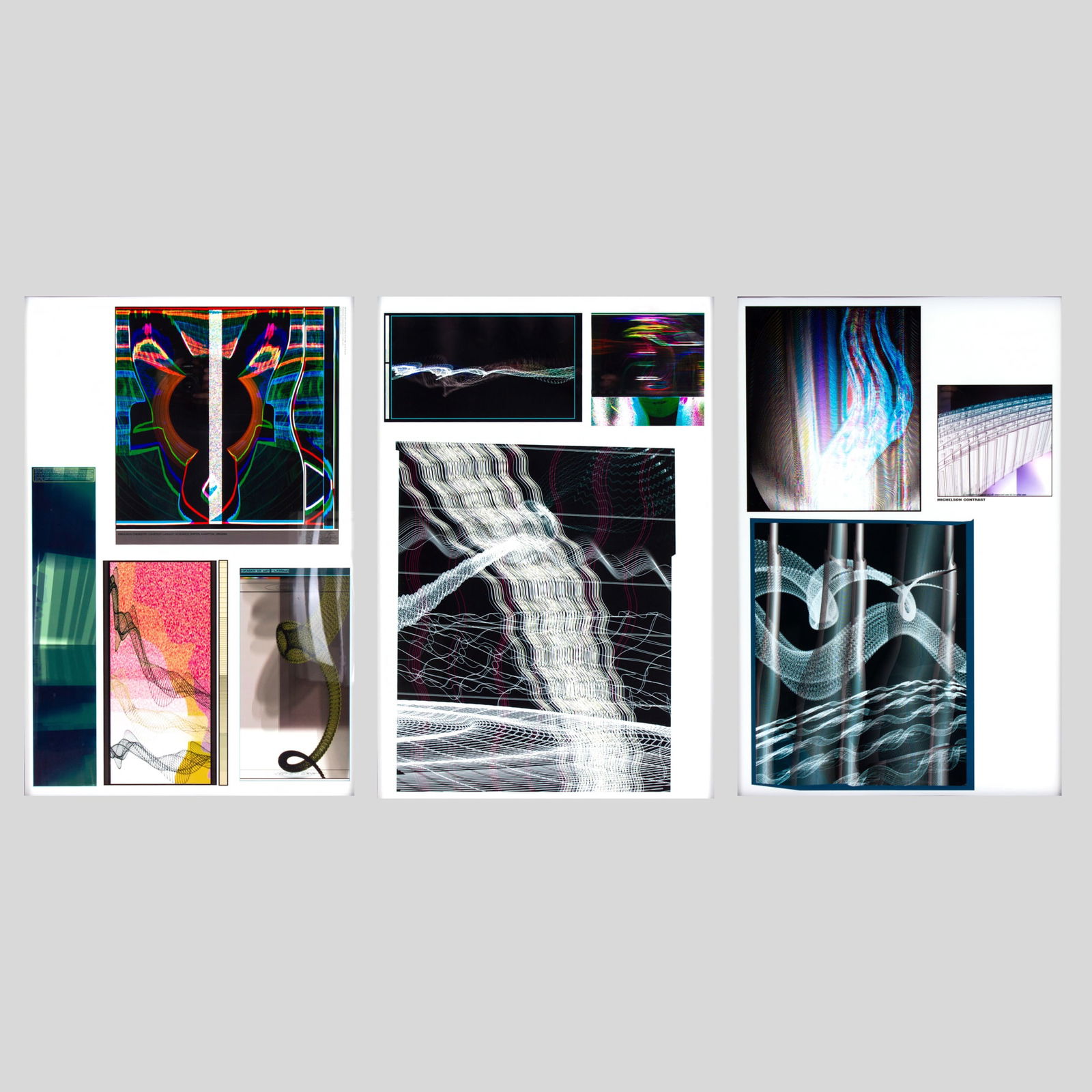 Dennis Balk 3pc "Data Acquisition" Cibachrome (1 of 4)