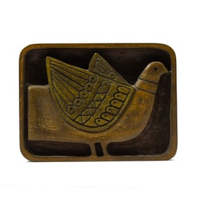 Stan Dann (1931-2013) Wood Panel Carving