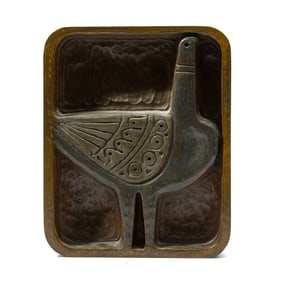 Stan Dann (1931-2013) Wood Panel Carving