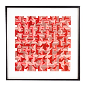 Jakub Uksa "Returning Red" Screenprint